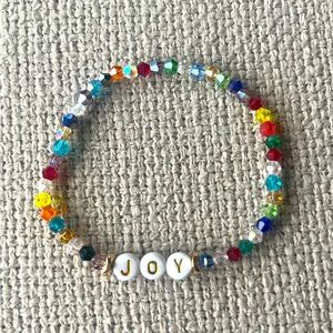 Joy Christmas Bracelet